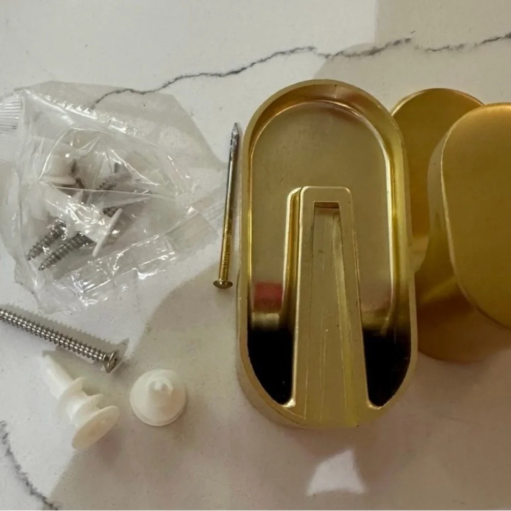 Source Unknown Gold Closet Accessories Set